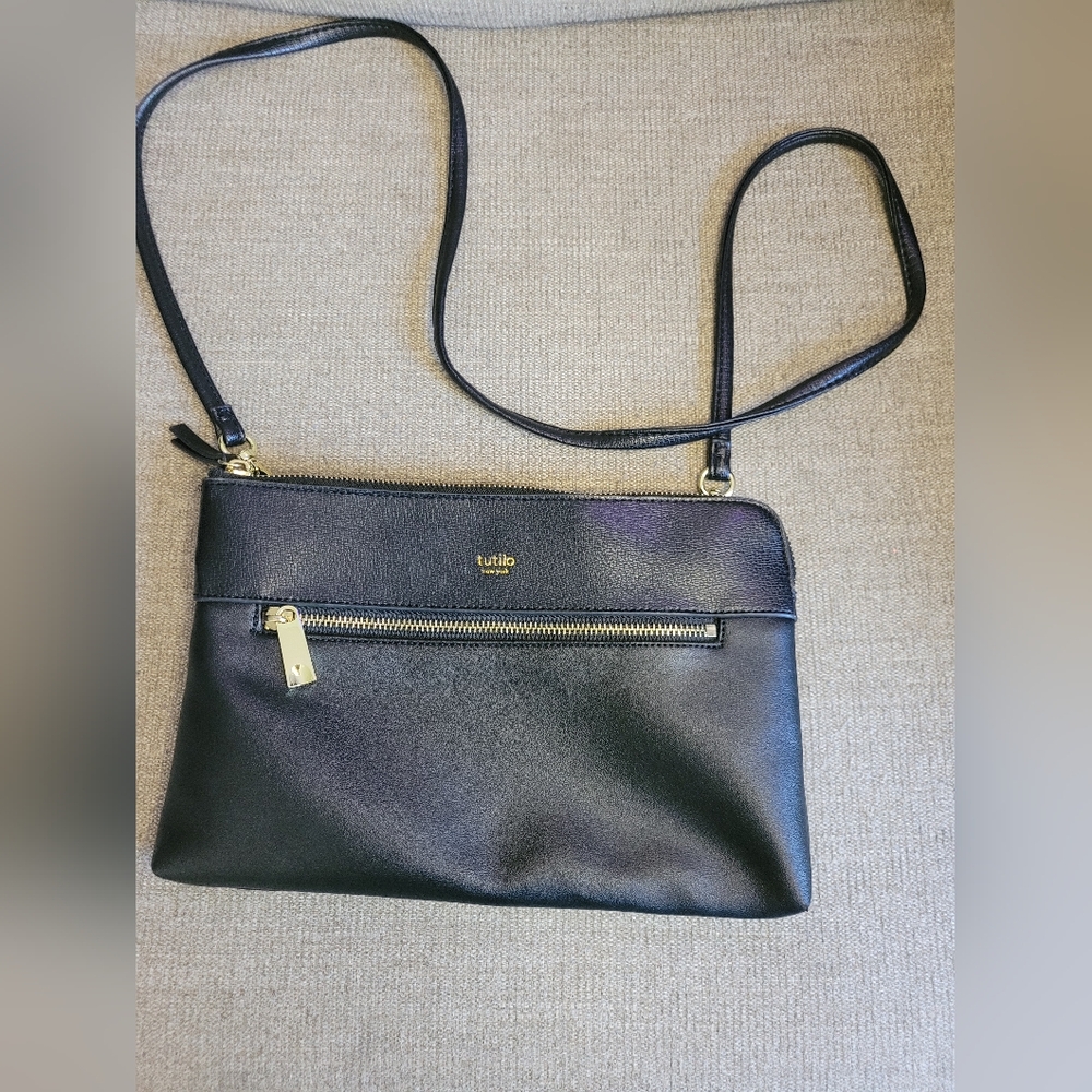Tutilo New York Black Crossbody Bag. NWOT